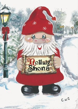 Nollaig Shona Christmas card